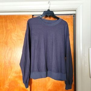 Abercrombie & Fitch- long sleeve - waffle crew top - XL